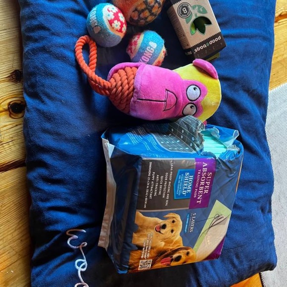 Pooch Pen Pet Bed Puppy Pads Clean Up Bags Kong Balls Toys Bundle 🥳 Host Pick 🥳 - Picture 2 of 16